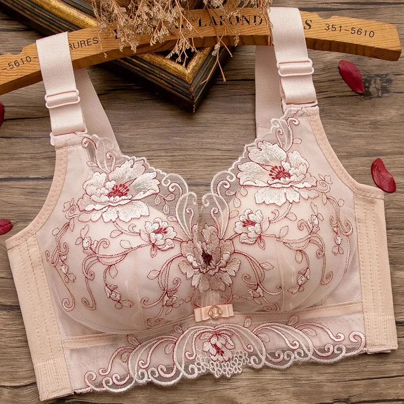 Comfy plus-size bra for women with anti-sagging plus-size breasts without  underwire retraction full cup plus-size bra for women - AliExpress