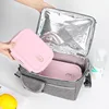 Large Capacity Multi Pocket Lunch Bag Heat Insulation Children School Lunch Box Storage Bag Picnic Food Storage Ice Packbag New 3