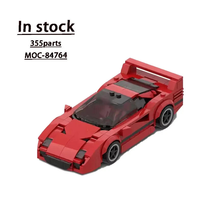 Moc-84764F40 Supercar Assembly Stitching Building Block Model Moc Creative Building Block Toy Kids Building Block Toy Gift
