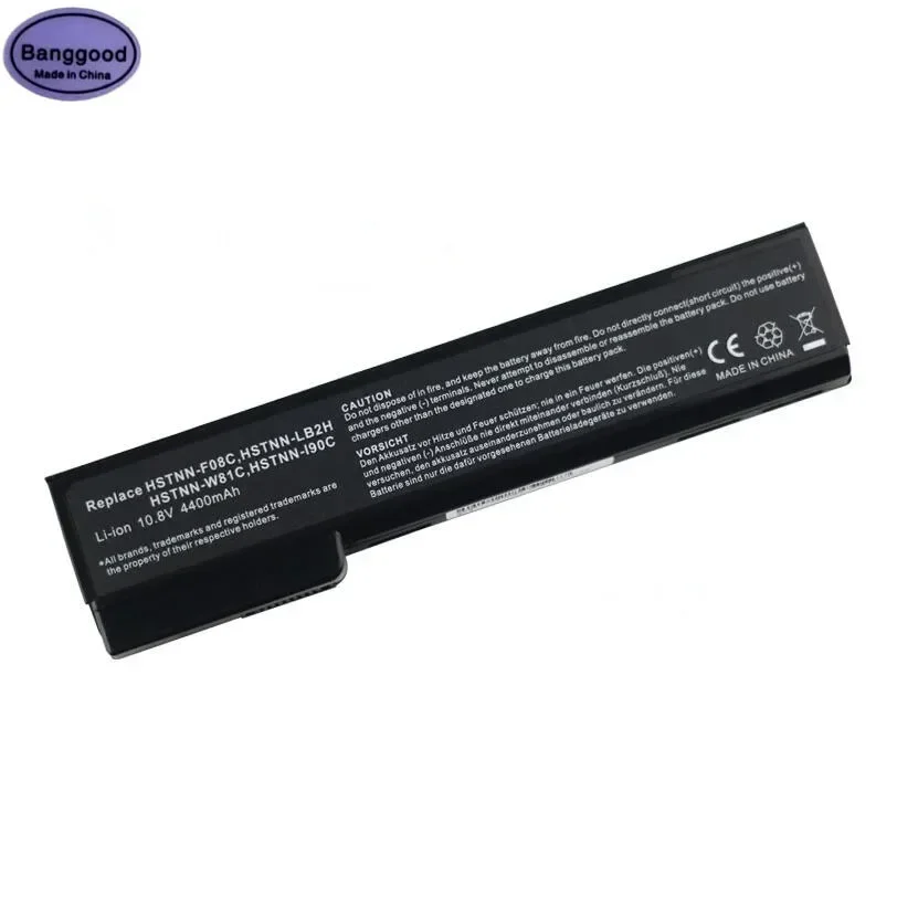 

Banggood 4400mAh HSTNN-F08C LB2H W81C QK642AA Laptop Battery for HP EliteBook 8460p 8470p 8560p 8460w 8470w ProBook 6460b 6470b