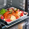 1Pcs Stainless Steel Baking Tray Rectangular Food Storage Pans BBQ Seafood Fruits Plate Kitchen Accessories 4