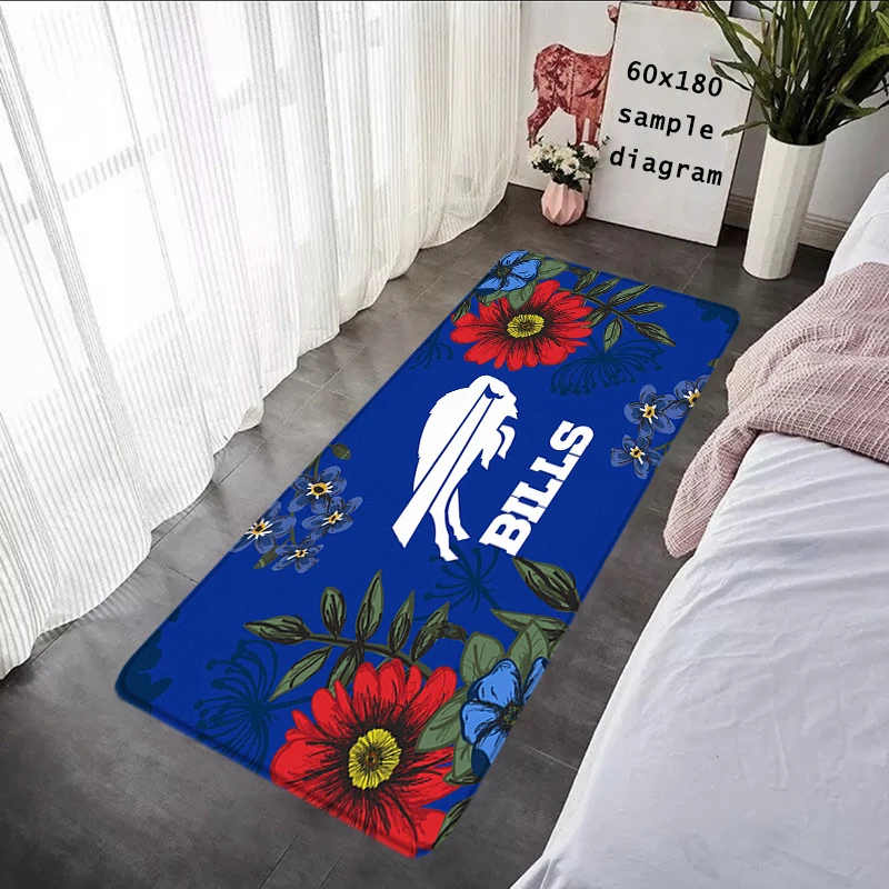 thumbnail image 1 of Felpudo de entrada para casa, alfombras deportivas, alfombras de la NFL para sala de estar, alfombra para pies, alfombra para baño, alfombrillas antideslizantes para pasillo, decoración del hogar, 1 of 5