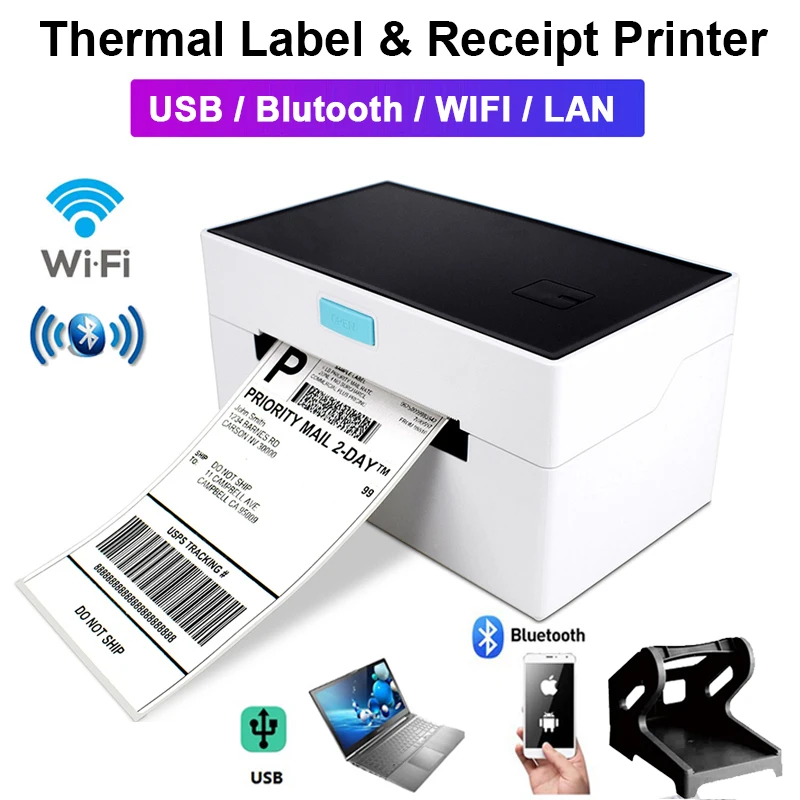 New Arrival Label Printer, 4x6 Desktop Thermal Shipping Label Printer, Compatible with Etsy, Shopify,Ebay, Amzon, FedEx, UPS