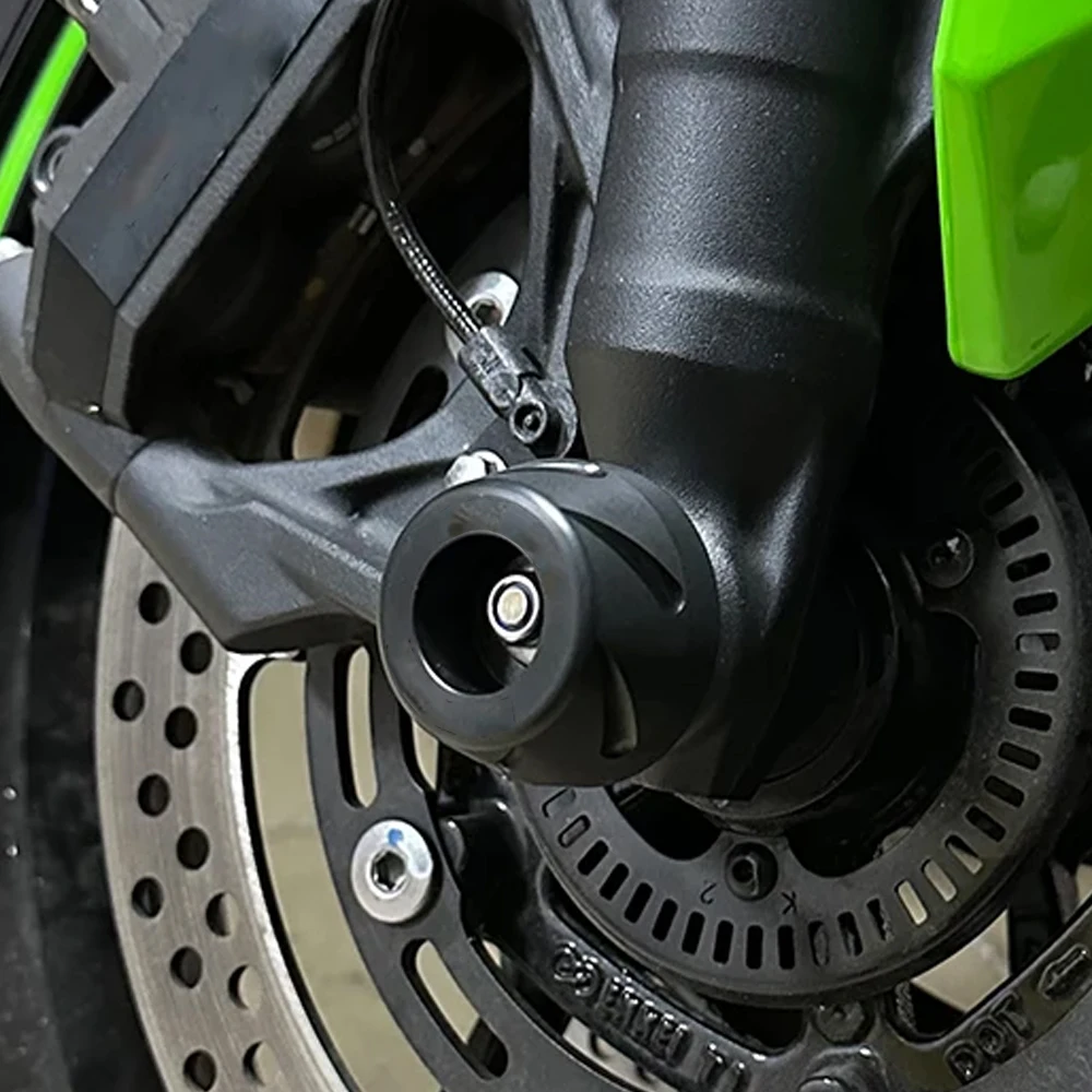 오토바이 액세서리 전면 및 후면 액슬 포크 충돌 슬라이더 보호 장치 SUZUKI 2015-2023 GSXS1000 GT KATANA 용