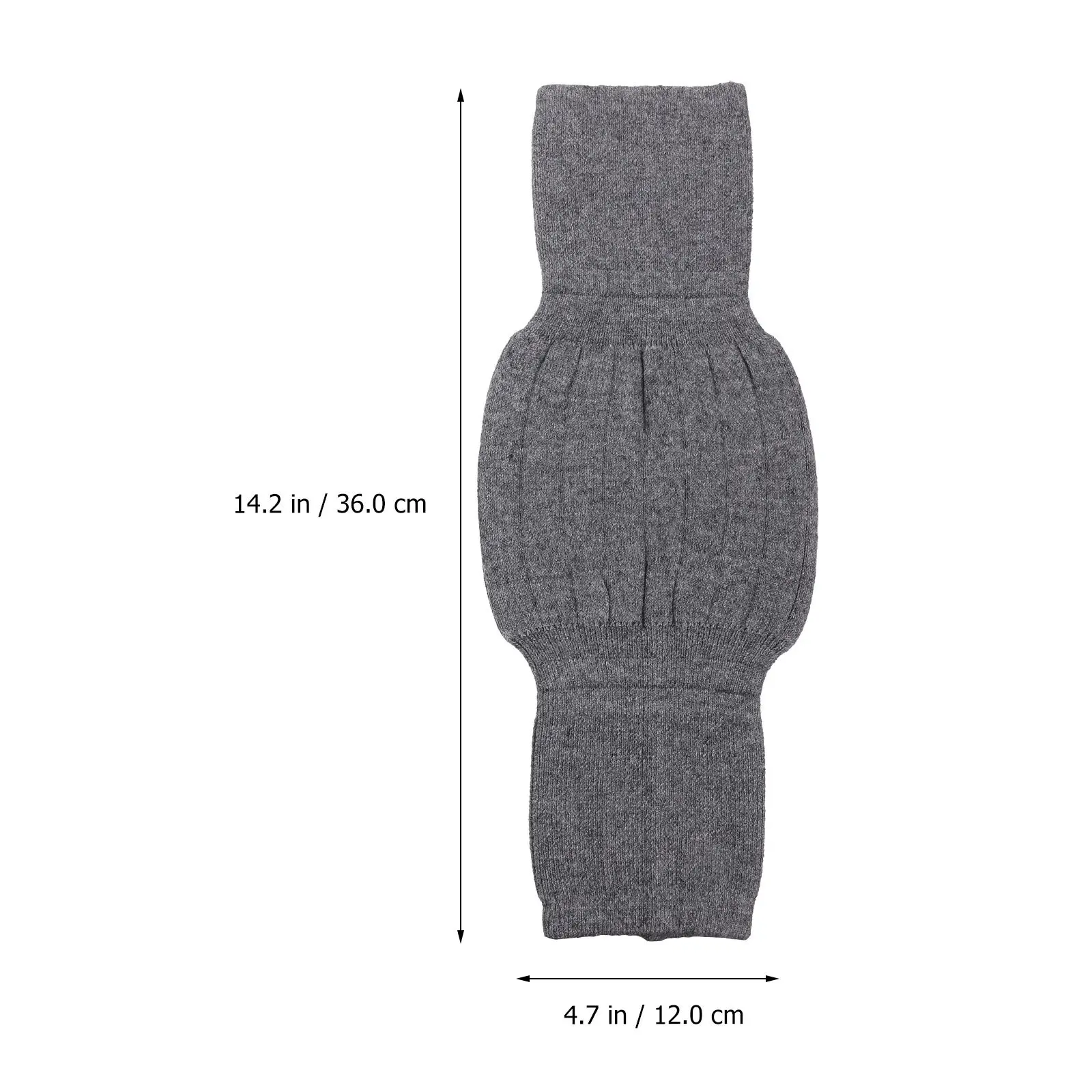 2Pcs 열 보호 무릎 패드 강력한 지지 무릎 슬리브는 노인 관절 보호를 위한 혈액 순환 개선을 도와줍니다. 체육관 스포츠 그레이