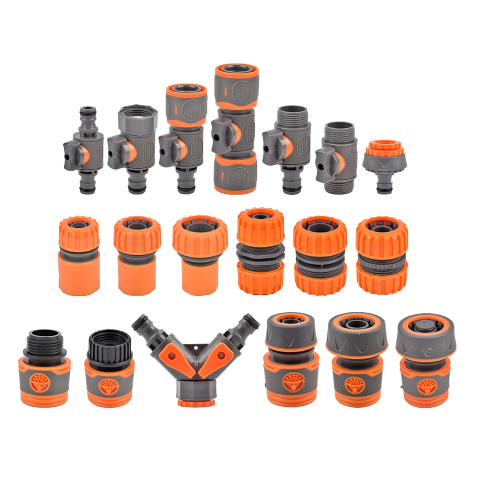 Raccordo Per Tubo Da Giardino Senza Aquastop RASENWERK – Adatto A Tubi 1/2 E 5/8 Di Pollice, Compatibile Con Gardena E Kärcher, 1 Pezzo - 5