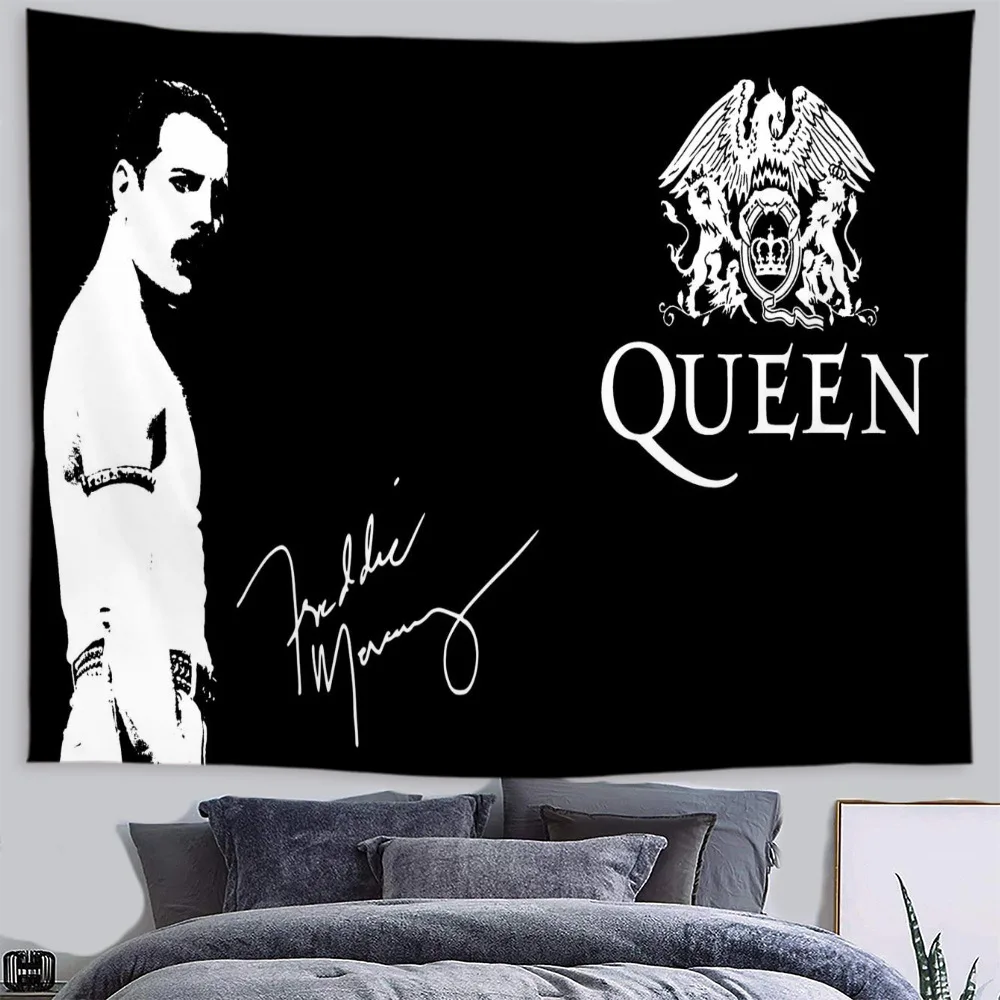 Freddie mercury rock música tapeçaria suspensão da parede dos desenhos  animados rainha lendário cantor decoração para casa tapete sala de estar  decoração do dormitório - AliExpress, image size:1000x1000