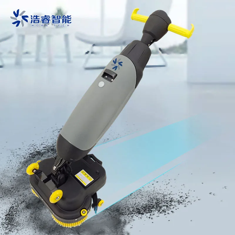 Walk Behind Scrubbing Low Noise Battery Electric Floor Scrubber