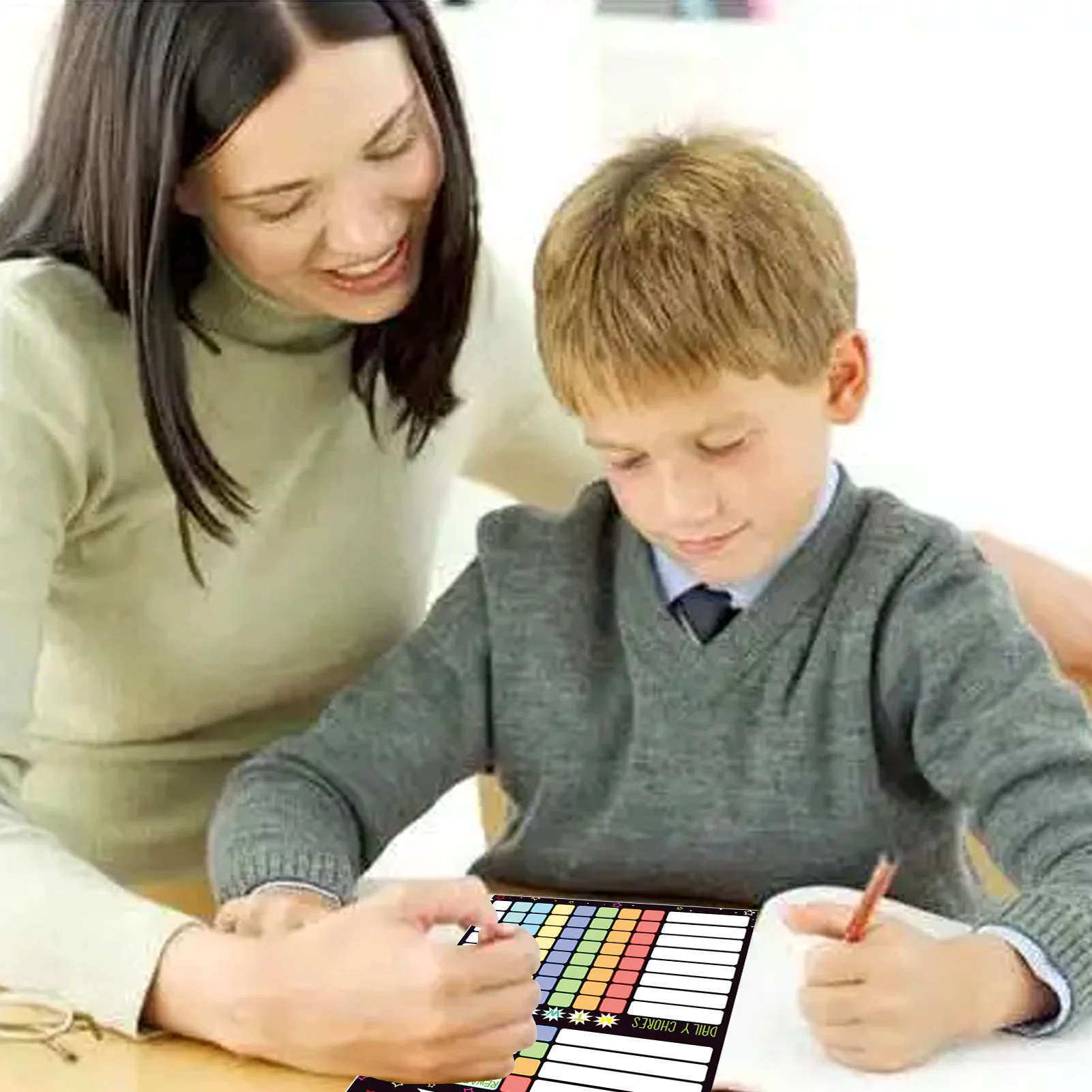 Magnetic Chore Chart Weekly Visual Schedule For Kids Magnetic Chore List Dry Erase Board Set With 2 Fine Tip Markers Reusable