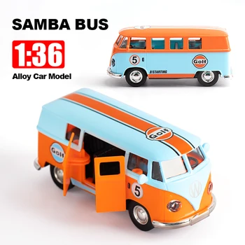 1:36 Gulf Blue VW Bus 1