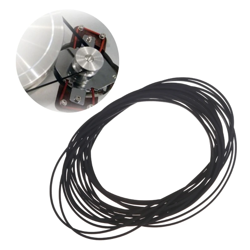 20Pcs Universal Mix Cassette Tape Machine Belt Larghezza 1Mm Cintura In Gomma Per Registratori Cdrom Video Machines Walkman Dvd Drive