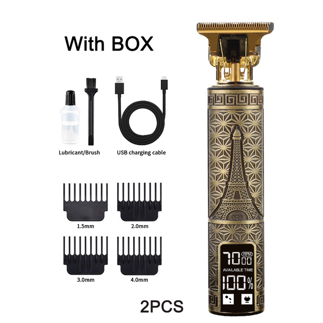 T9 USB Electric Hair Cutting Machine Rechargeable Hair Clipper Man Shaver Trimmer Men Barber Professional Beard Trimmer