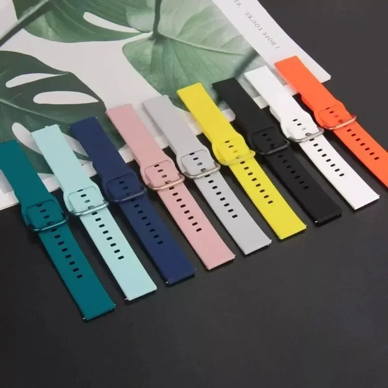 Soft Silicone Bracelet Comfortable Band for Smartwatch 20/22mm