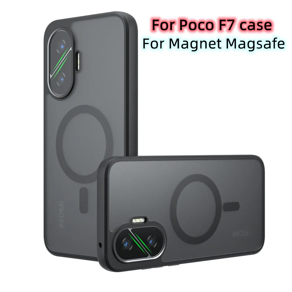 Luxury Matte Magnetic Back Cover with Magsafe Wireless Charging Compatibility