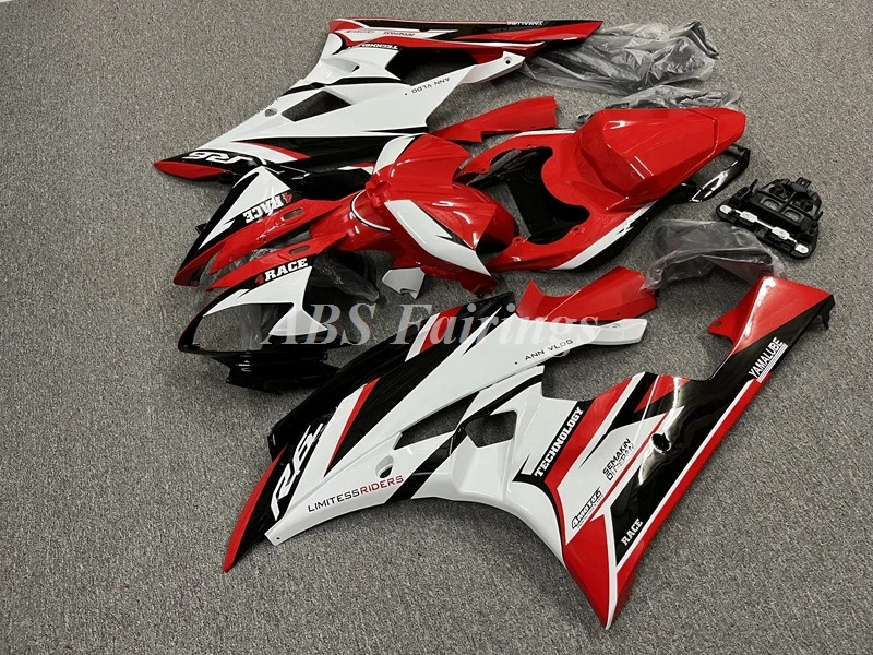 

Комплект обтекателей из АБС-пластика для мотоцикла, подходит для YAMAHA YZF- R6 2006 2007 06 07, красный, белый, черный