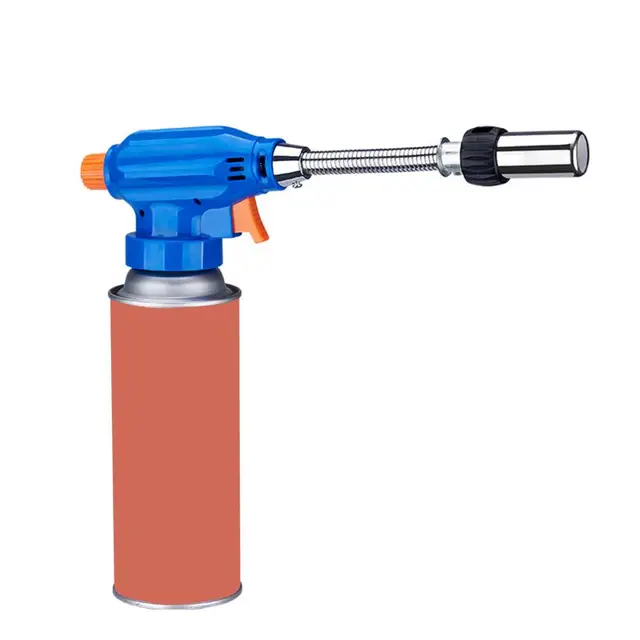 Fémgáz -Fáklya Állítható Hegesztőgáz Fáklya 360 Forgó Gáz -Bután Fákocka Kazetta Tömlő Spray -Gáz Süteményekhez - Image 3