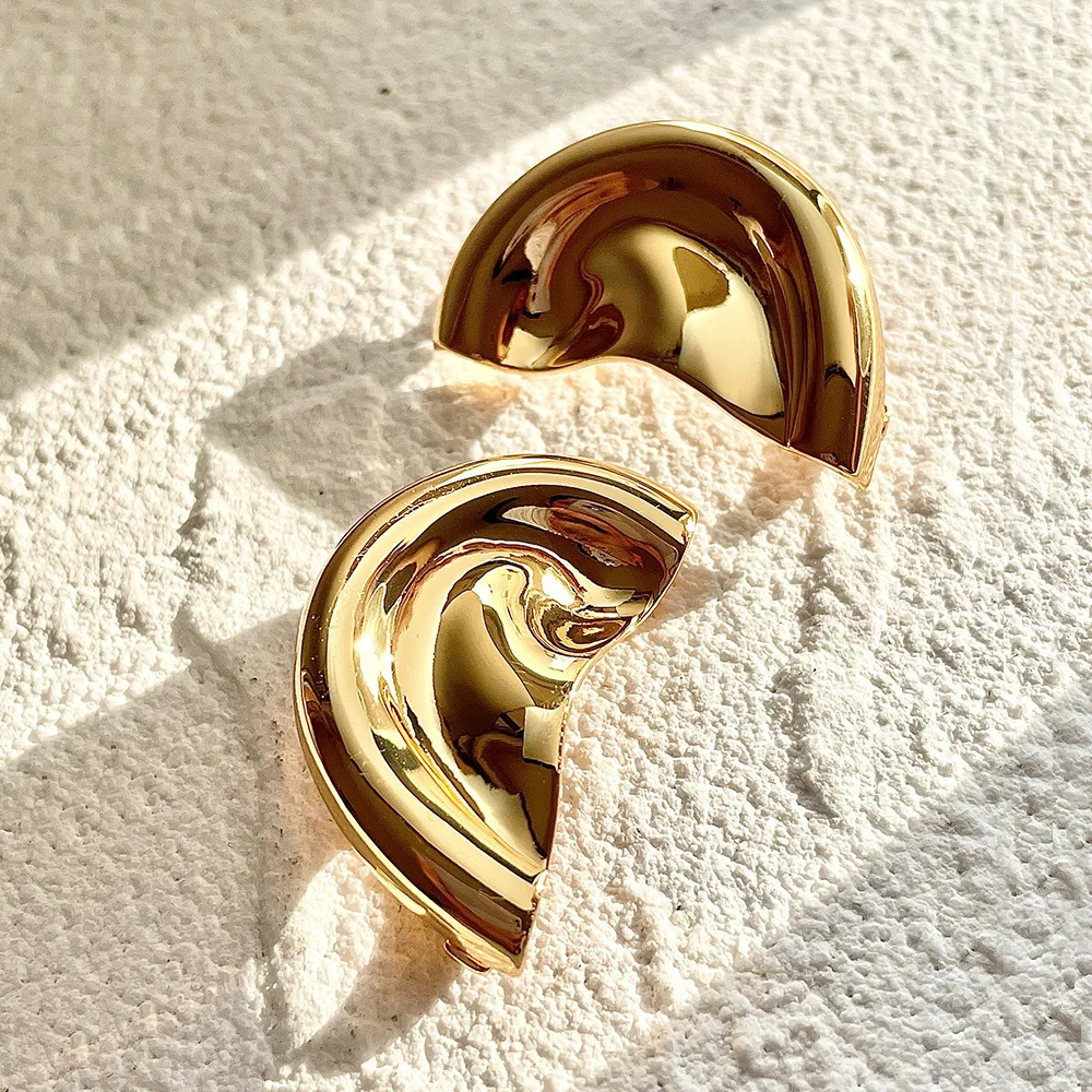 ENFASHION Auricle Ear Cuff Clip On Earrings For Women Gold Color Cover Earings Without Piercing Fashion Jewelry Brincos E201200 Ear Clip Earrings Clip Earrings Ear Clip