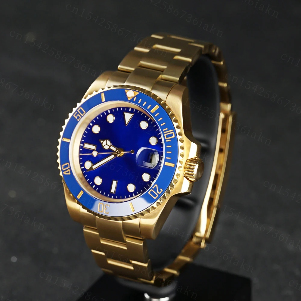 2022 Fashion New 40mm Men's Leisure Sports Sapphire Mirror Stainless Steel Material Waterproof Automatic Mechanical Watch