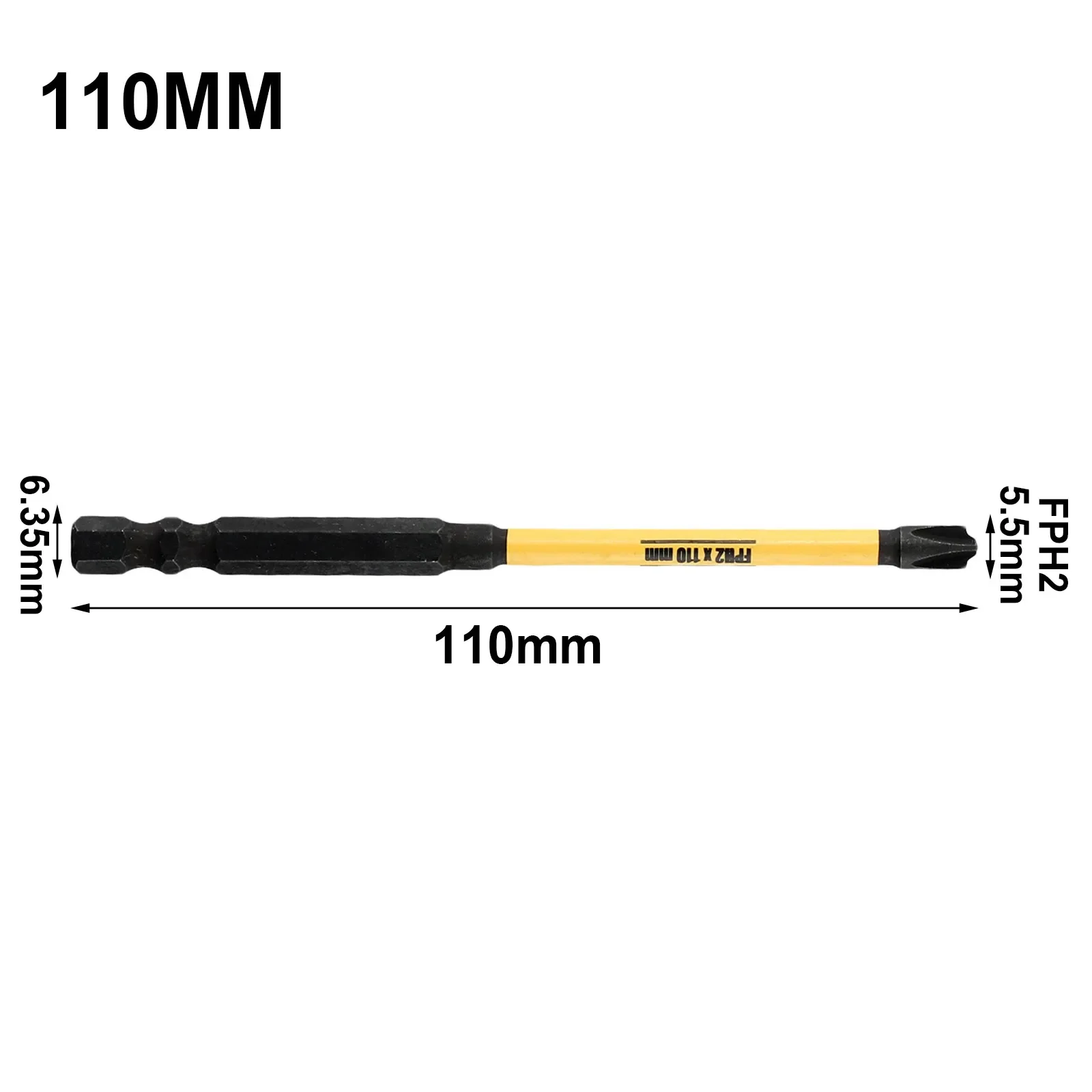 Magnetic Screwdriver Bit FPH1 FPH2 FPH3 Cross Driver Bit 65/110/150mm Anti Non-slip WaterProof Tools 1Pc for Electrician Socket magnetic screwdriver bits magnetic screwdriver bit set screwdriver bit