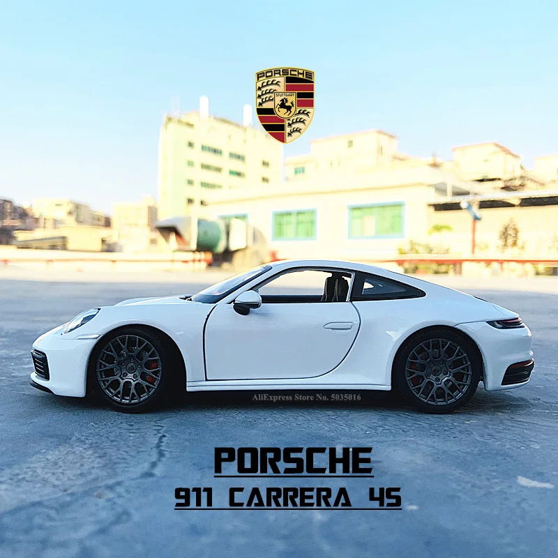 Welly 1:24 Porsche 911 Carrera 4S (992) sports car White simulation  Legering Model Car Ambients Decoration Collection Toys Tool|Phương Tiện Đồ  Chơi & Đúc Khuôn| - AliExpress