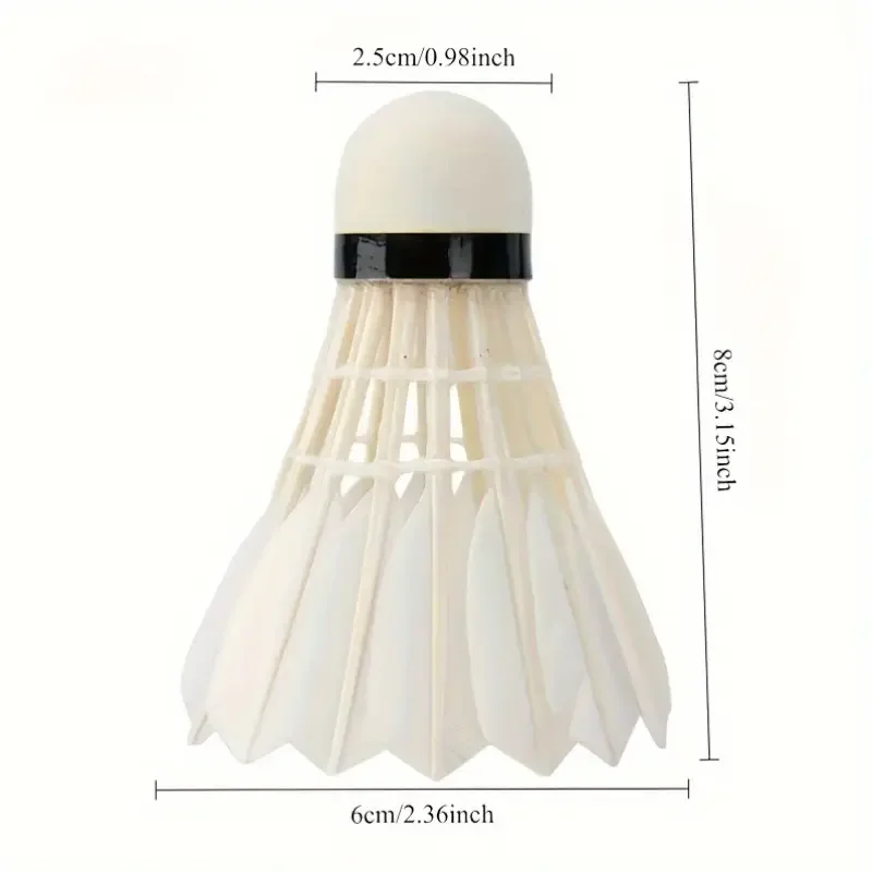 Robuste Federbälle Aus Entenfedern Für Das Badminton Training_voghion.com