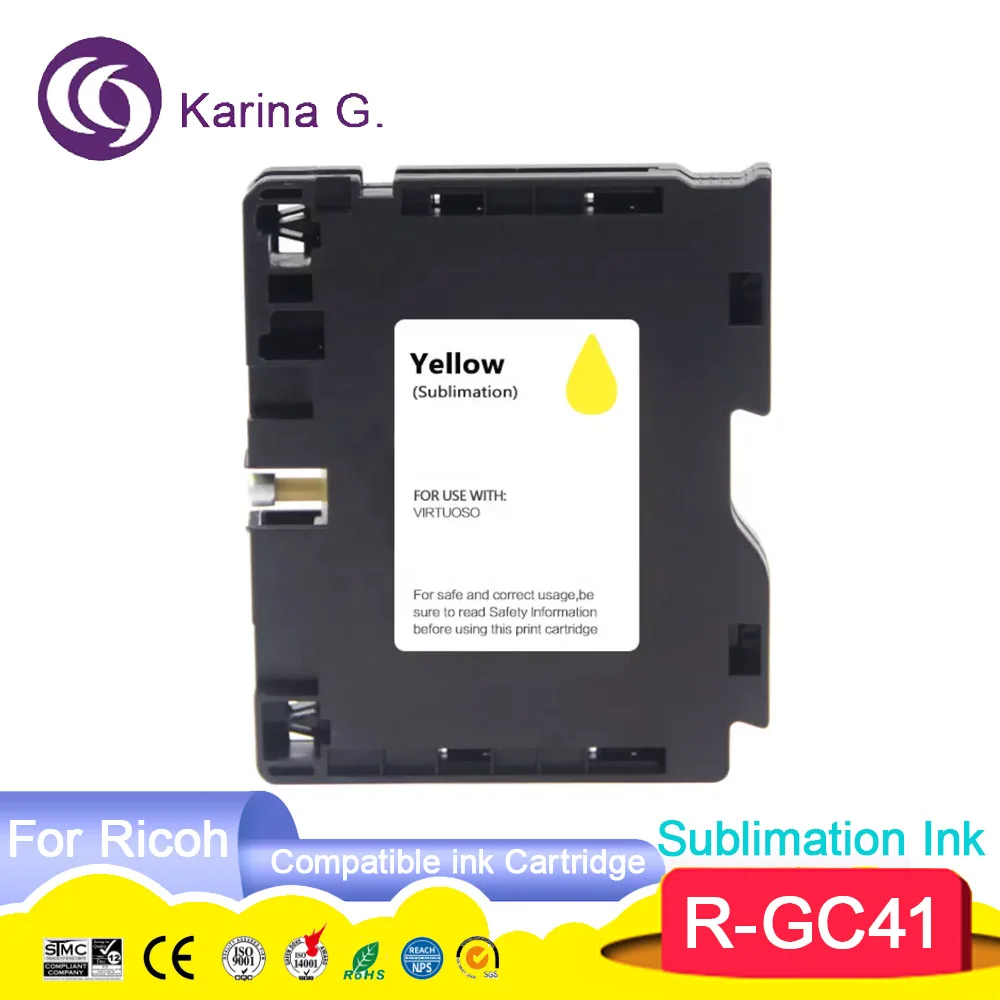 Sublimation ink cartridge Compatible for GC41 Suit for For  SG 3110DNw/3110SFNw/
