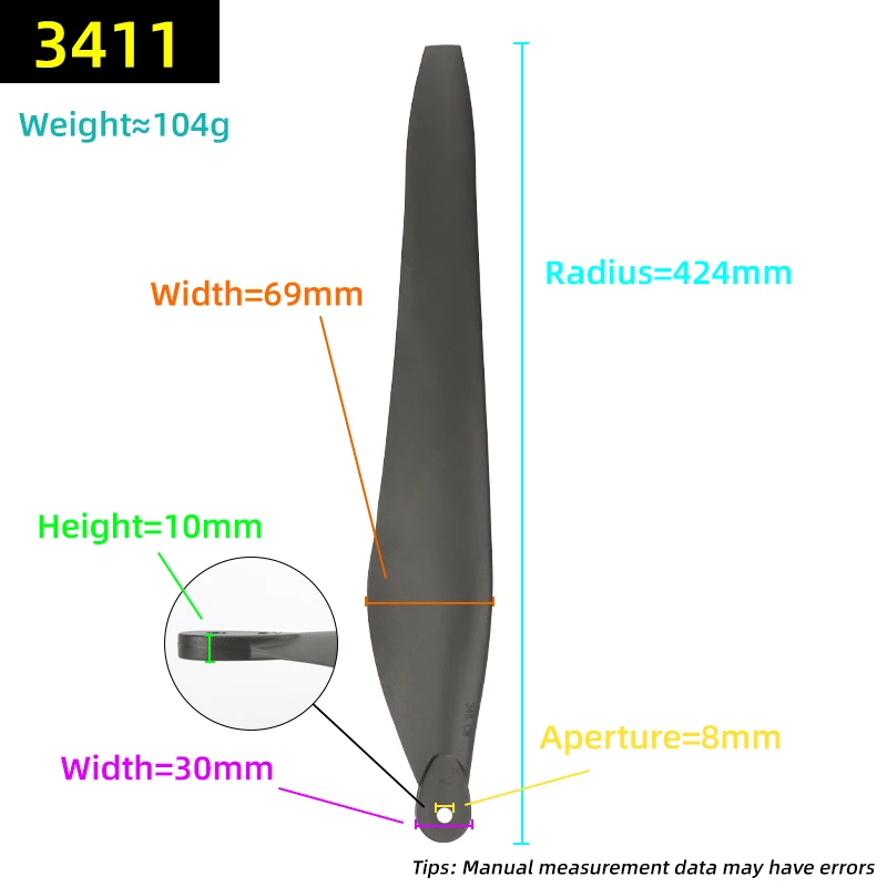Détail du moyeu des hélices de drone pour Hobbwing X9 Power Motor, avec vis de fixation apparentes.