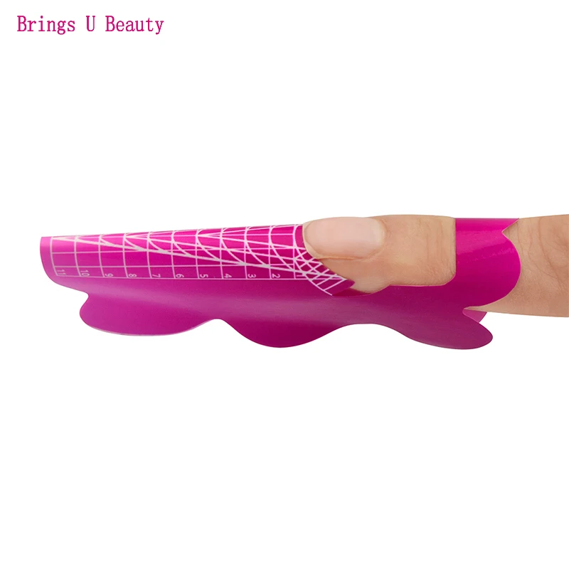 Self-Adhesive Nail Form Stickers for Nail Tips Extension