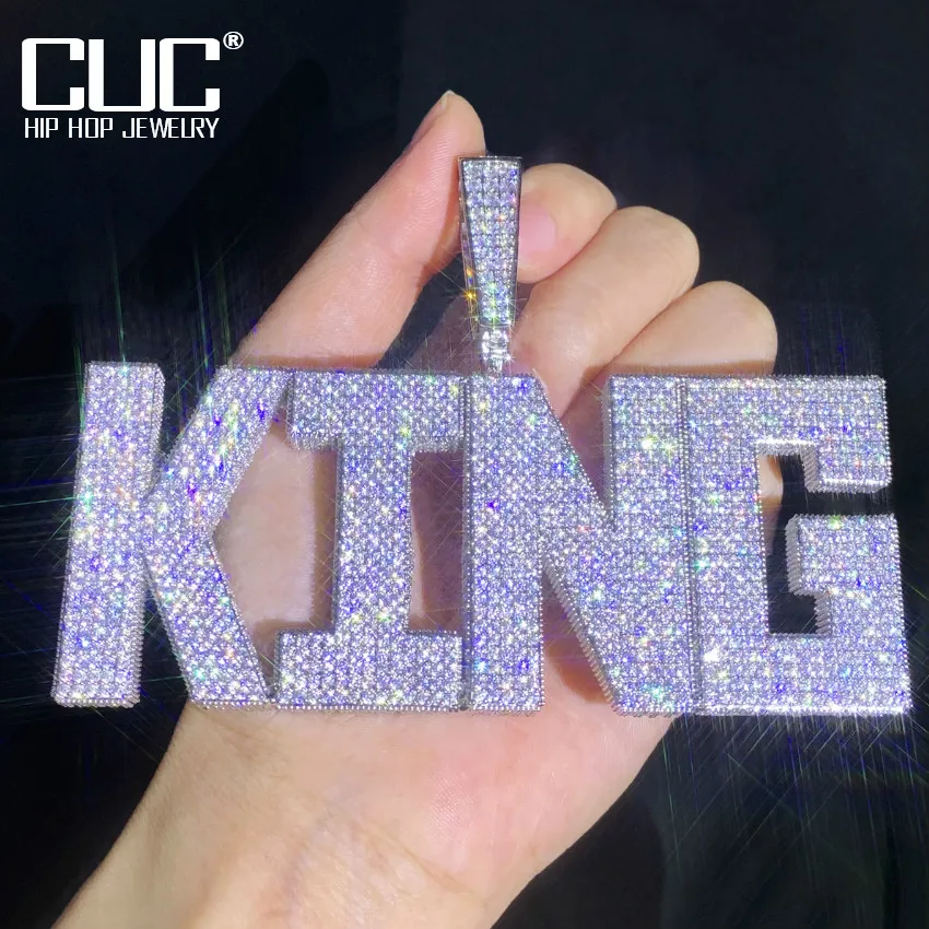 CUC Big Size Heavy Custom Name Pendant HipHop Letters