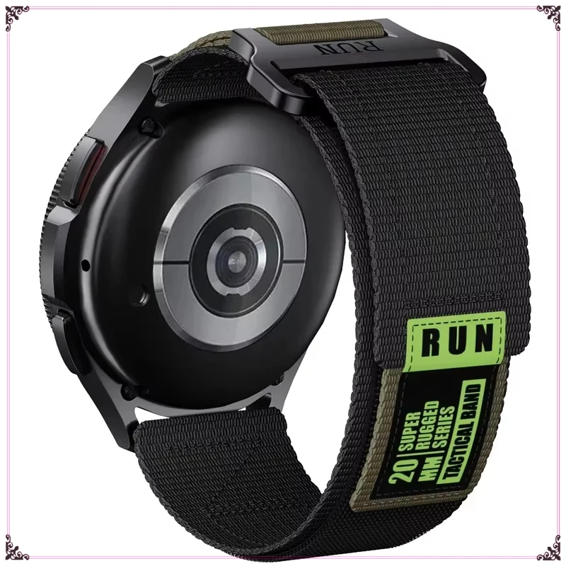 Versatile Nylon Sport Watch Strap - Colorful Wristband Accessory