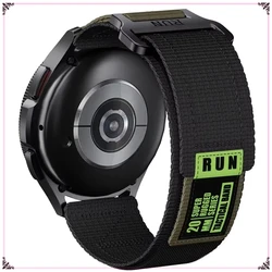 Versatile Nylon Sport Watch Strap - Colorful Wristband Accessory - 22mm (Black army green)
