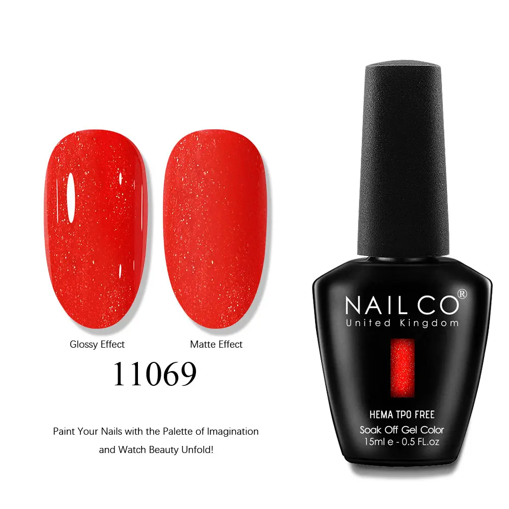 Premium Winter Gel Nail Polish - 15ML UV Semi-Permanent Varnish in High-Quality Glass Bottle