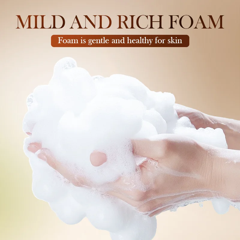 SADOER Persimmon Facial Soap Face Wash Foam Facial Cleanser Moisturizing Hydrating Oil Control Body Bathing Handmade Soap