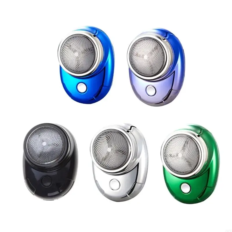 J6PE Portable Electric Shaver USB Charging Trimmers Beard Trimmer Turbos 3Blades System, Small Design Beard Trimmers