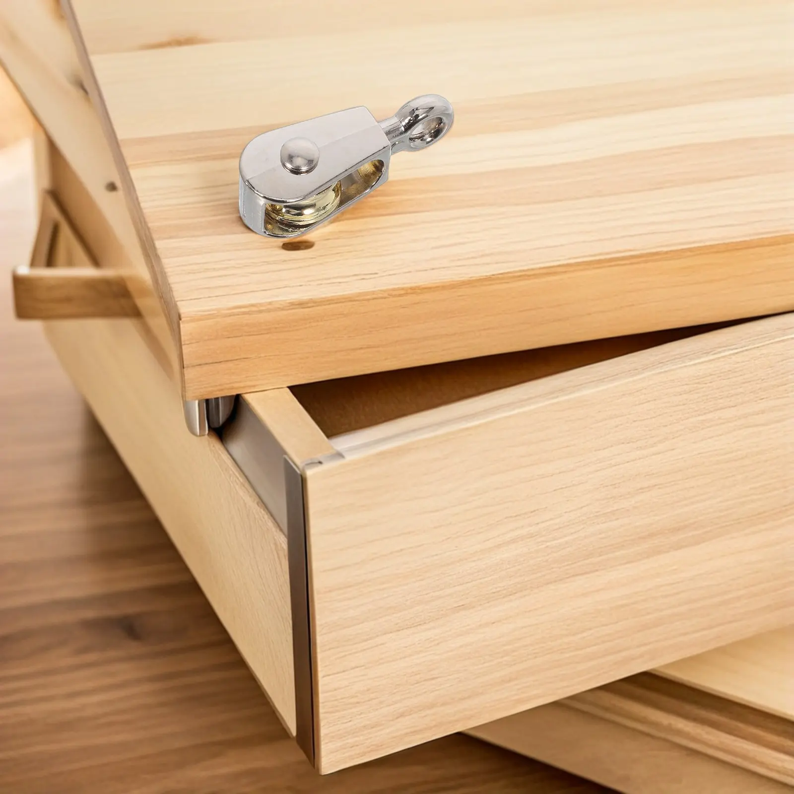 6Pcs 36Mm 고정 금속 풀리 학교 물리학 과학 실험용 단일 휠 풀리 블록 교육 실험실 장비