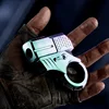 Alloy Throwing Shell Bullet Gun Relieve Stress Ring Spinner Metal Hand Spinner Adult Decompression Toys Stress Relief Office Toy 6