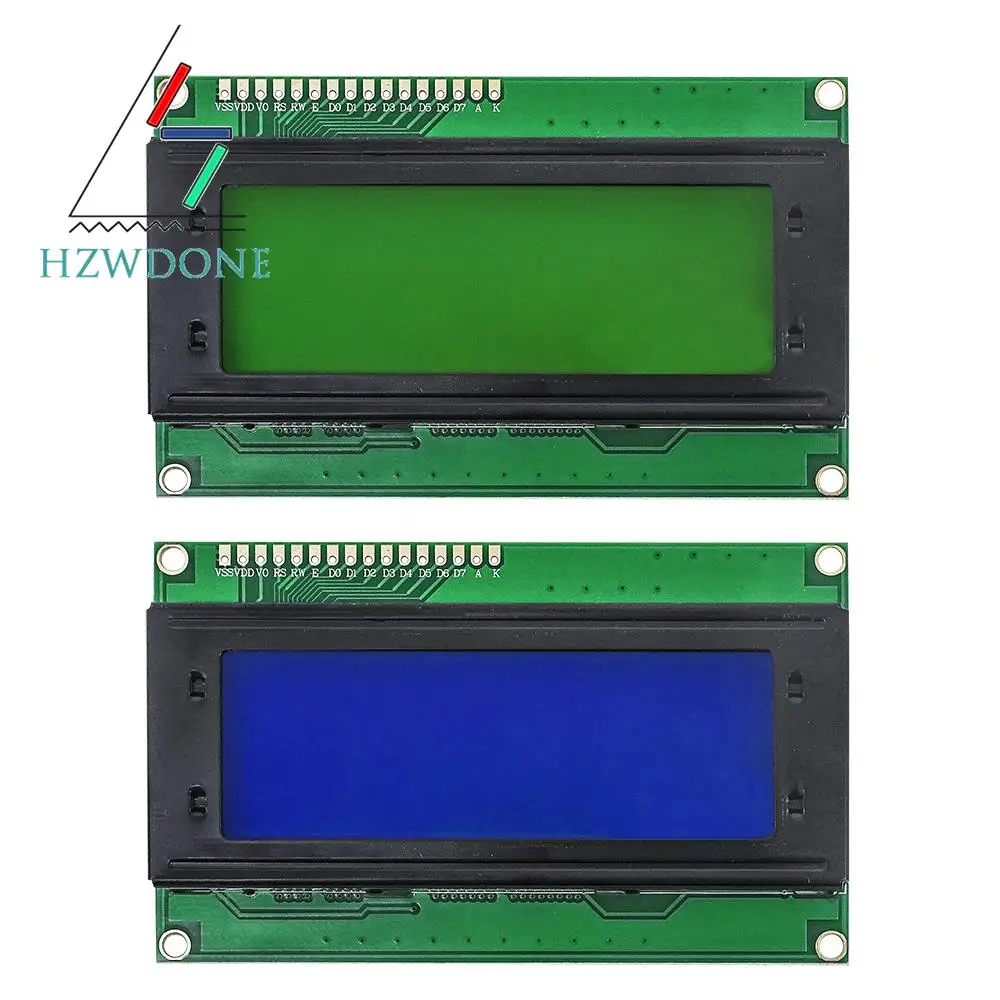 Display Module LCD Display Module LCD Board 2004 204 LCD 20X4 5V Blue/Yellow Green Screen Blacklight LCD2004 Display Module 2004 for arduino