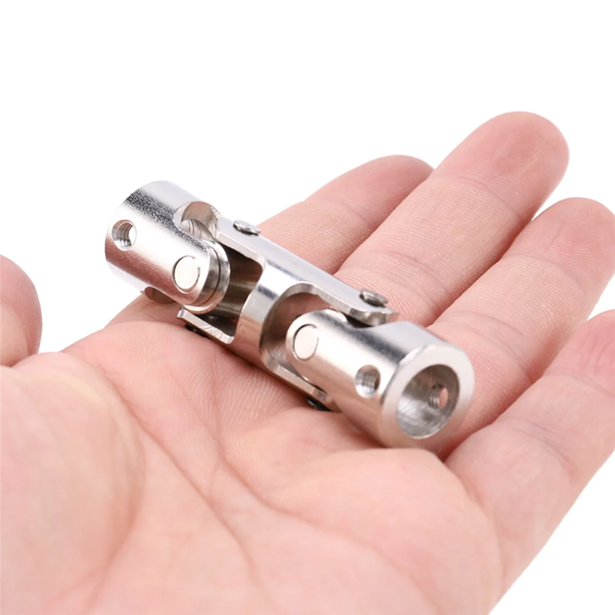 BAAU 4X Rc Double Universal Joint Cardan Joint Gimbal Couplings with Screw,6x6Mm