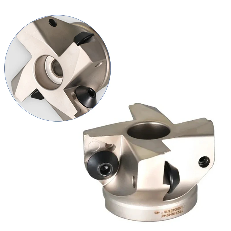 SENO TP16 50-22-3T TP22 63-22 TPKN 커팅 숄더 직각 정밀 밀링 커터 엔드 밀 섕크 바용 밀링 홀더