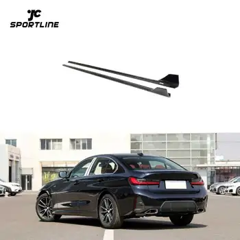 JC Sportline Dry Carbon Fiber Side Skirts for BMW 3 Series G20 / G28 LCI (2021-2022) | OEM-Style 3K Twill Autoclave Construction