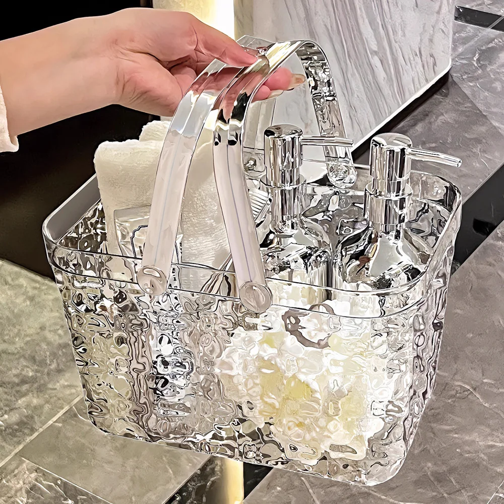 Handheld Shower Basket Shower Supplies Storage Bathroom Supplies Miscellaneous Storage Basket Large Capacity Home Organizer 3