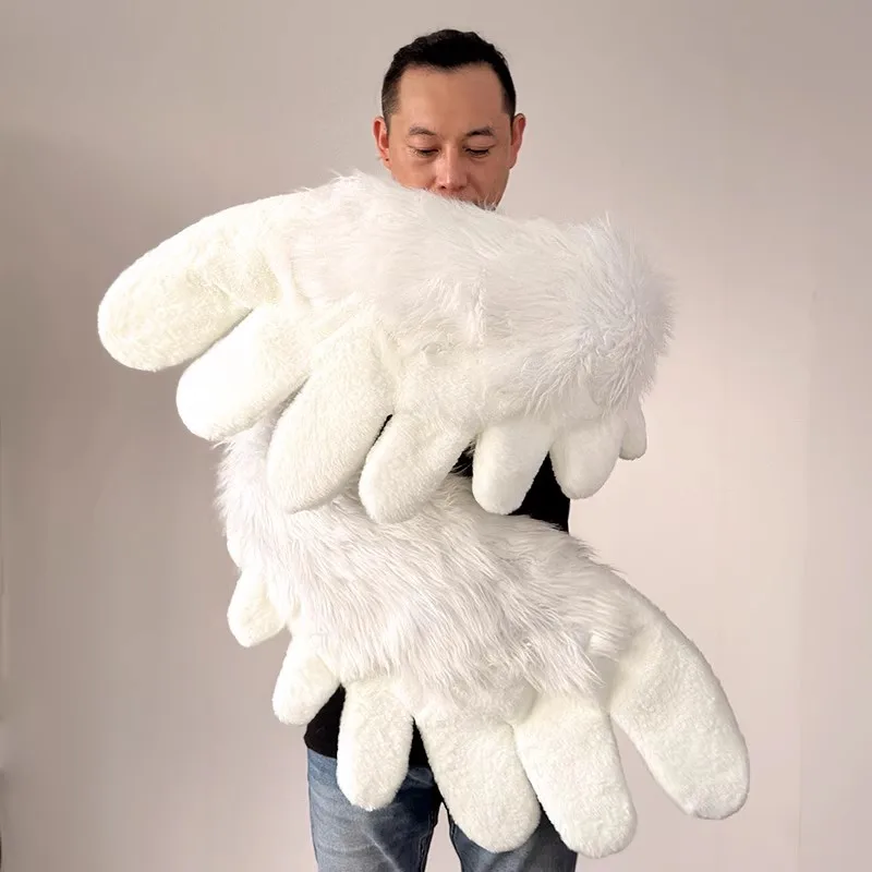 Bird Wings Furry Plush Animal Claws Wearable Cosplay Props Kig Fursuit Kigurumi Animal Costume Beast Fursuit Comiket