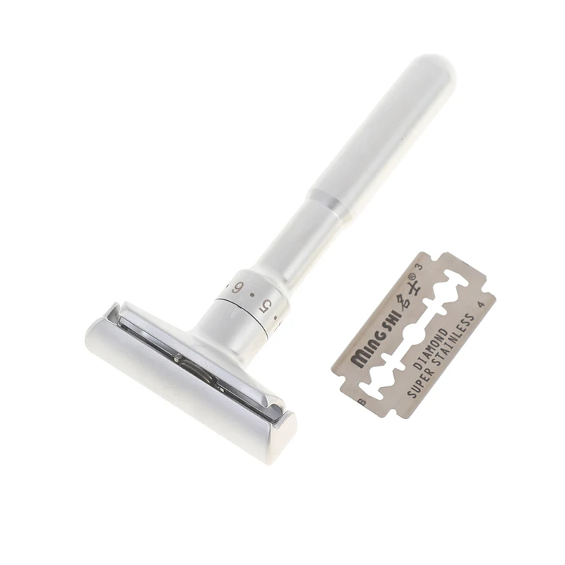 Double-edged Classic Handle Razor with 5 Blades