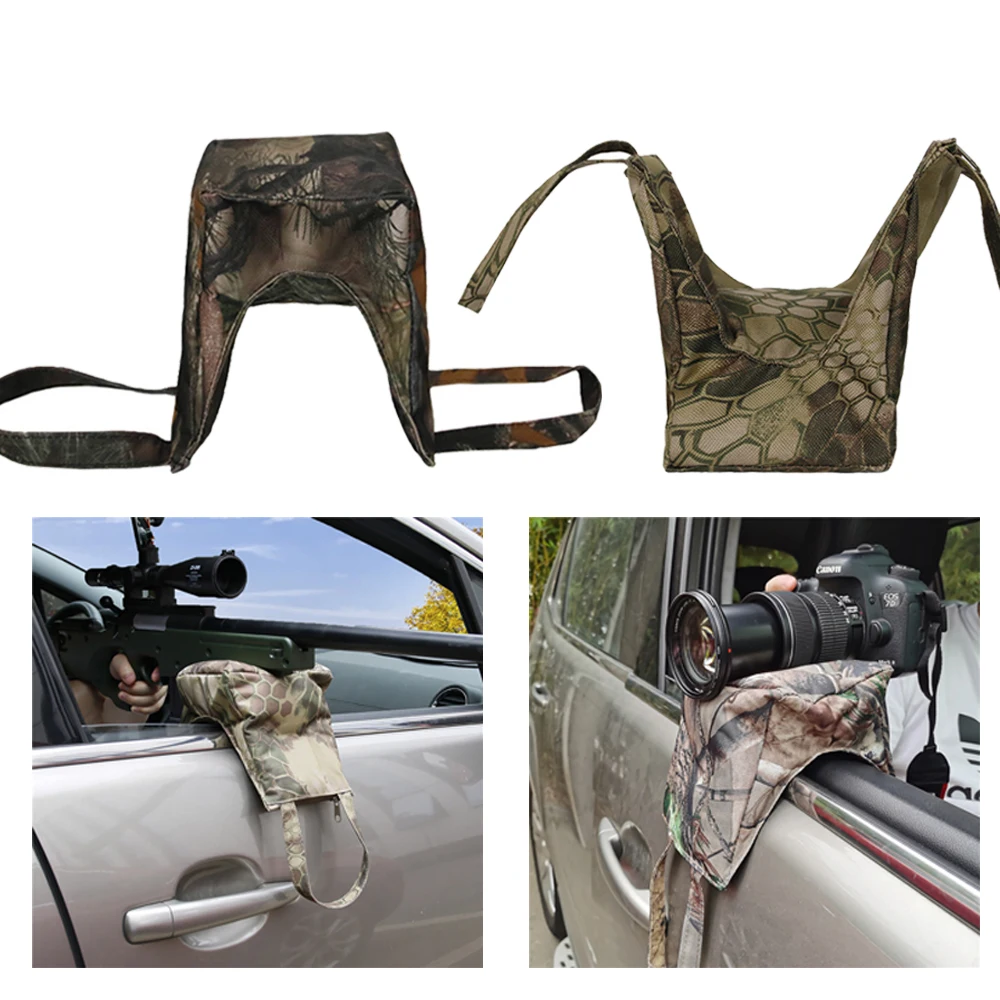 

Hunting Bag Gun Bench Rest Bag Shooting Bag Rifle Support Sandbag Sniper Shooting Target Stand Cars Window Mount Gun Rest Bag