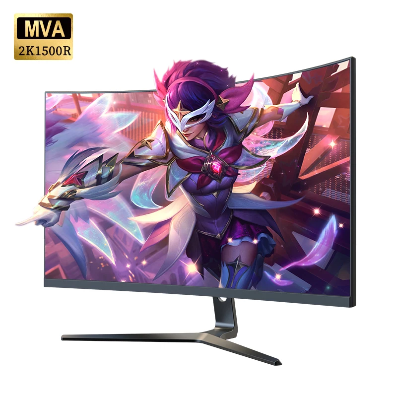 32 inch 165hz Monitors Gamer 2K QHD Gaming Monitor PC MVA Curved R1500