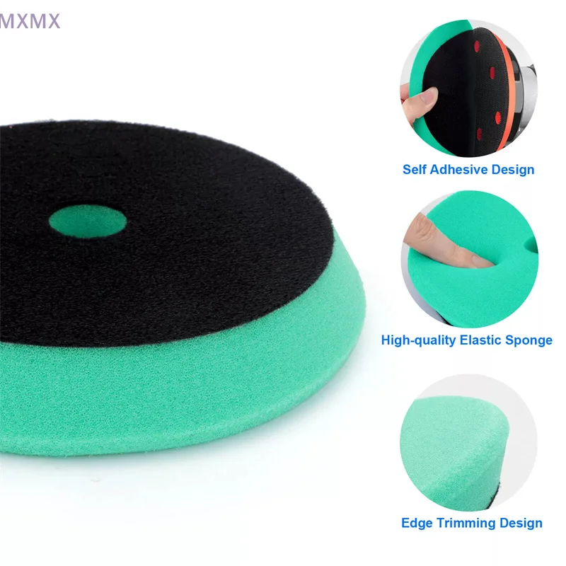 5Pcs ing Sponge Pads 6" Cutting Polishing Pad Kit Car Polisher 150mm Household Polish Tools Replacement Accessories