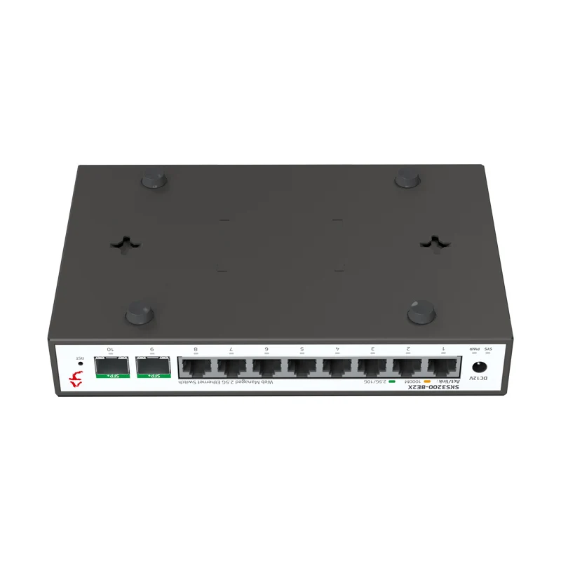 XikeStor シンプル L2 管理スイッチ 8 ポート 2.5G RJ45 2 ポート 10G