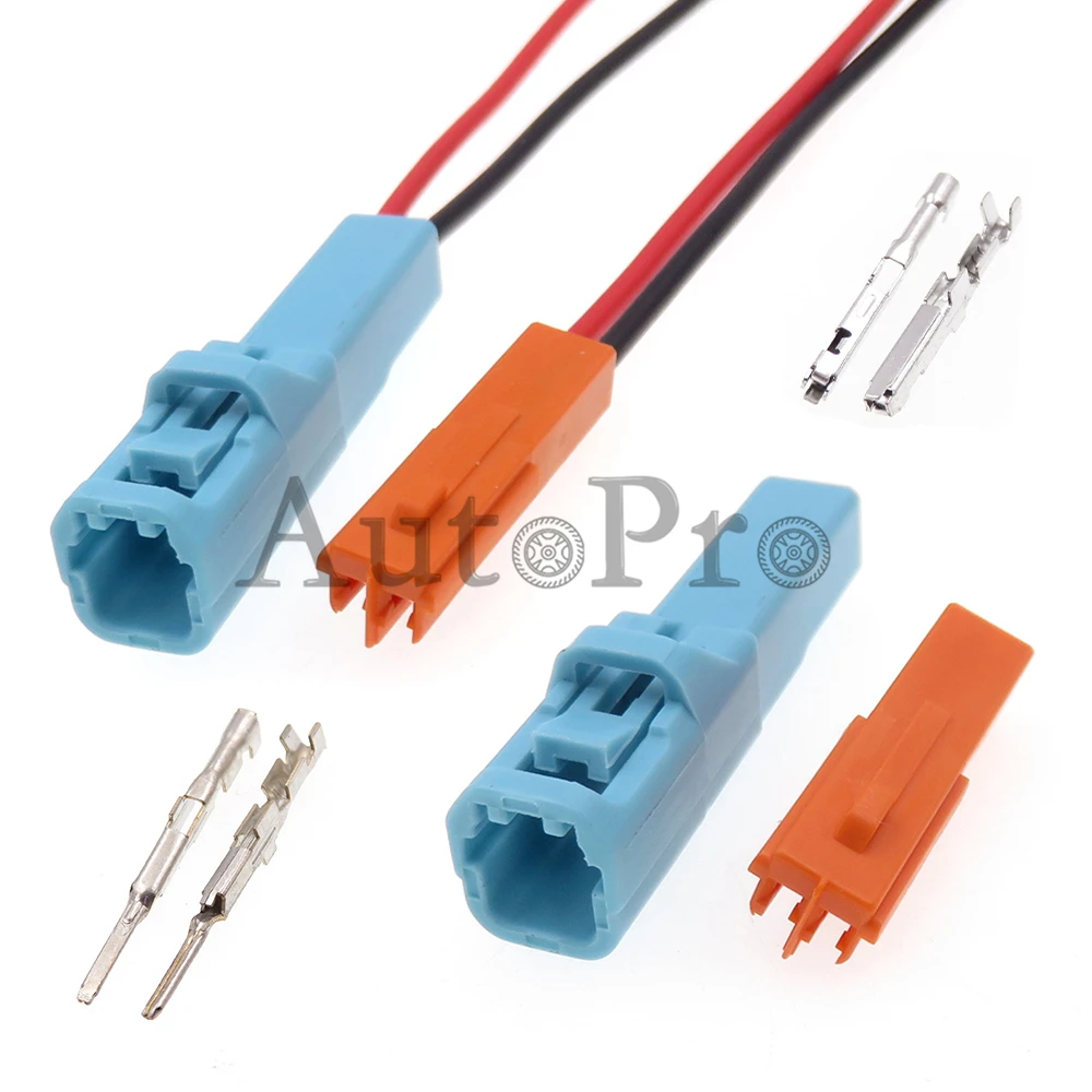 

1 Set 2 Hole Car Wiring Terminal Unsealed Connector Starter 6098-3857 6098-3853 Auto Socket Automotive Wire Cable Plug
