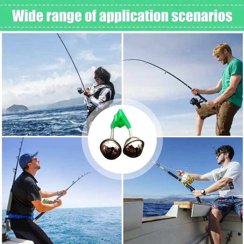 Fishing Rod Bite Bait Alarm 5 Pieces Fish Bait Alarm Bite Fishing Clip For Oceans Boats Rivers Lakes Ponds