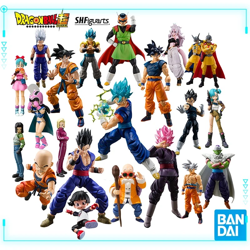 

Оригинальная фигурка Bandai S.H. Фигуртс Драконий жемчуг супер герой сон Гохан Гоку пикше Вегета гамма Android Buu экшн-фигурка